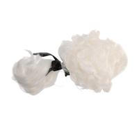Homoyoyo Postiche De Juge Ondulée Pour Homme En Fibre Synthétique Costume De Juge Accessoire De Cosplay Performance Légère Et Respirante Pour Halloween Et Événements Thématiques