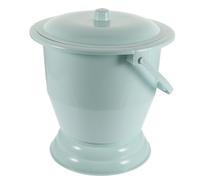 Homoyoyo Pot de Chambre en Plastique avec Couvercle Compact Anti-odeur pour Femmes Enceintes et Personnes Âgées Pratique et Hygiénique pour Usage Domestique