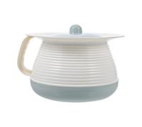 Homoyoyo Pot de Chambre Portable en Plastique Épais avec Poignée et Couvercle, 1 Pièce, Bleu, Urinoir Domestique pour Adultes et Garçon et Filles, Seau à Urine Facile à Réutilisable