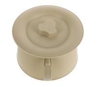 Homoyoyo Pot de Chambre Unisexe en Plastique Renforcé 2 L avec Couvercle Anti-odeurs, Urinoir Portable pour Personnes Âgées et Garçon et Filles, Bassin de Lit Hygiénique Facile à Nettoyer
