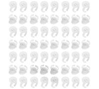 Homoyoyo Pot De Colle à Cils Et Porte-colle à Cils Lot De 200 Pièces Blanc Cœur Et Rond Outil Professionnel Pour Extension De Salon De Beauté Et Maquillage