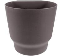 Homoyoyo Pot de Fleur Suspendu Rond pour Balcon et Garde-Corps Jardinière Accroche-Plante Intérieure et Extérieure Résistante Design Simple et Pratique pour Orchidées et Succulentes
