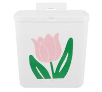 Homoyoyo Poubelle Suspendue Couvercle, Grosse Capacité 5l, Plastique Solide, Bac à Compost D’intérieur Cuisine et Salle de Bain, Accessoire Pratique pour Organisation Ménagère