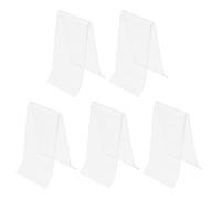 Homoyoyo Présentoir à Chaussures en Acrylique Transparent Lot de 5 Supports A-Shape Épais 3 MM Étagère Compacte pour Chaussures Plates Baskets et Rangement Pratique pour Magasin ou Usage