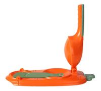 Homoyoyo Presse-Raviolis Compacte en Plastique Orange, Outil Manuel Pratique pour Fabrication de Pâte à Ravioli, Cuisine Familiale et Restaurant