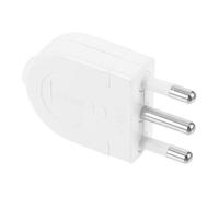 Homoyoyo Prise Italienne De Remplacement à 3 Broches Prise De Terre Détachable, 16 A, Adaptateur Secteur Sécurisé pour Usage Domestique Et Bureaux, Conforme Aux Normes, Voyage,