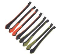 Homoyoyo Protections de Branches pour Lunettes Garçon et Filles, 4 Paires, Manchons Antidérapants et Anti-usure en Silicone Souple, Accessoires de Réparation Universels pour Lunettes