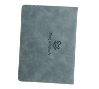 Homoyoyo Protège Certificat de Naissance Cuir Vintage Étui Pratique et Portable Protection Perte Design Cartoon et Résistant Pour Conservation et Transport