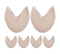 Homoyoyo Protège-Orteils Tricotés Couleur Chair pour Pointes de Ballet Coussinets Antidérapants Doux 3 Paires Semelles Intérieures Confortables pour Danse Classique et Entraînement