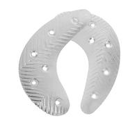 Homoyoyo Protège-talon De Botte Métalliques Demi-lune, Plaques De Réparation Robustes En Fer, Talonnette Antidérapante Avec Vis, Pour Bottes Et Chaussures Homme, Réparation Semelles Talon Polyvalente