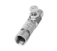 Homoyoyo Raccord Rapide Pouce pour Aérographe avec Contrôle Micro Débit Coupler Déconnexion Automatique pour Airbrush Iwata Master