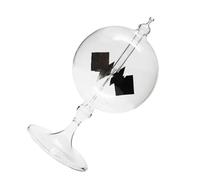Homoyoyo Radiomètre Crookes Solaire en Verre Borosilicaté 13 Cm, Girouette à Énergie Solaire Décorative pour Apprentissage Scientifique et Mesure de Rayonnement Lumineux Intérieur