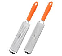 Homoyoyo Râpe à Légumes Multi-usages en Acier Inoxydable 304, Lot de 2 pour Fromage, Chocolat, Citron - Ustensile Cuisine Robuste et Polyvalent, pour Préparer Fruits et Légumes