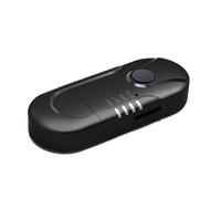 Homoyoyo Récepteur Audio FM pour Voiture Adaptateur Stéréo sans Fil avec Fonction Répondre Aux Appels Noir