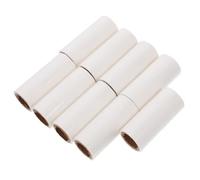 Homoyoyo Recharge 9 Pièces Rouleau Adhésif Anti-peluches Extra Collant 30 Feuilles Format Mini Blanc pour Épilateur Poils de Chat et Chien Usage Voyage Vêtements Meubles