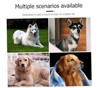 Homoyoyo Refroidissement et écharpe Respirante Tissu Bandana rafraîchissant pour Chiens Grand pour Petits Chiens Capot de Collier de Foulard d'été pour Animaux de Compagnie Bleu