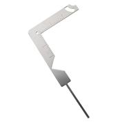 Homoyoyo Règle de Guidage pour Reliure en Acier Inoxydable, Outil de Précision pour Couverture de Livre, Scrapbooking et Découpe D’album, Outil Multifonction Solide pour Loisirs Créatifs