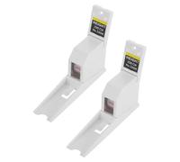 Homoyoyo Règle de Hauteur Murale Rétractable Design Gain de Place 2pcs en ABS et Fer, Mesure Précise Jusqu'à 2 Mètres pour Domicile et Cabinets Pédiatriques