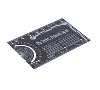 Homoyoyo Règle de Poche Métrique Compacte pour Ingénieurs avec Échelle Graduée et Rapporteur Boussole Outil de Mesure Précis pour Ingénierie Civile et Mécanique Accessoire Portable pour