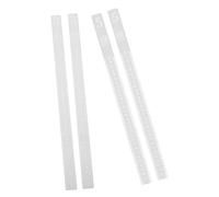 Homoyoyo Règle Pâtisserie en Acrylique Transparente 2 Pièces 3Mm Et 5Mm pour ÉPaisseur Uniforme De PâTe Et Biscuits Facile À Utiliser Et Nettoyer