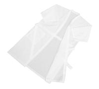 Homoyoyo Robe De Client Coiffure Blanche à Pois Cape De Salon 100% Polyester Facile à Nettoyer Vêtements Pour Adultes Teinture De Cheveux Et Coupe Accessoire Indispensable