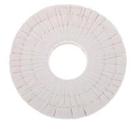 Homoyoyo Roue de Polissage en Tissu 150x50x20 Mm pour Machines à Plaquer les Chants, Accessoire Industriel Blanc Réutilisable, Équipement de Finition pour Travail du Bois et Polissage
