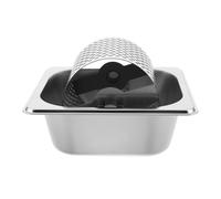 Homoyoyo Roulette à Beurre en Acier Inoxydable 1L avec Support, Rouleau Ergonomique pour Cuisson, Barbecue, Pâtisserie et Crustacés, Distributeur Uniforme pour Hamburger et Pain