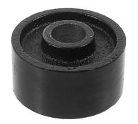 Homoyoyo Roulette Avant pour Cric Hydraulique en Acier Noir, Roue de Levage Précision et Stabilité Renforcée, Accessoire pour Manutention Industrielle et Réparation Automobile