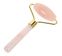 Homoyoyo Rouleur de Massage Facial Jade Naturel Outil Manuel pour Soin Peau Roller Visage Doux et Rafraîchissant pour Relaxation et Raffermissement