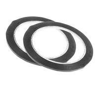 Homoyoyo Ruban Adhésif pour Manche de Violon 2 Pcs Noir 3 Mm X 66 M, Bande de Guidage Doigts, Autocollant Pratique pour Débutants, Accessoire Essentiel pour Apprentissage et Position