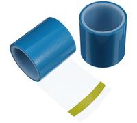 Homoyoyo Ruban Adhésif sans Trace UV DIY 2 Pcs pour Bijoux Résine Époxy Ruban Décoratif en PET Bleu Foncé Adhésif sans Couture pour Création Pendentifs et Travaux Manuels