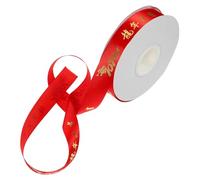 Homoyoyo Ruban Décoratif Nouvel An Ruban Résistant pour Emballage Cadeau Couleur Vive pour Bricolage et Décoration Festive