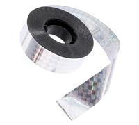 Homoyoyo Ruban Réfléchissant Effaroucheur Double Face 24 CM X 50 M en Pet Ruban Adhésif Spiralé Anti-Oiseaux pour Vergers Balcons et Jardins Dispositif d'Effarouchement et Décoratif