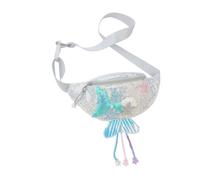 Homoyoyo Sac à Sequins pour Filles Sac Bandoulière Garçon Fille Fanny Pack Mignon Modèle Sirène Accessoire Pratique pour Sorties Et Voyages