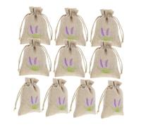 Homoyoyo Sachets Vides En Coton 10x14 Cm, Lot De 20 Petites Pochettes à Cordon, Multi-usages, Désodorisant Tiroir, Sachets Parfumés à La Lavande Pour Maison, Décoration, Rangement