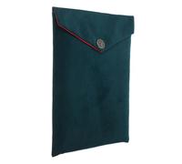 Homoyoyo Sacoche de Rangement Bouddhiste en Velours Doux Pochette Décorative Chinoise Petite Taille Couleur Vert Foncé pour Textes Sacrés et Livres Religieux Protection et Transport