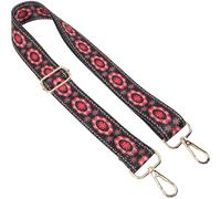 Homoyoyo Sangle de Banjo Réglable Crochet Doré N°70, Motif Floral Rétro, Courroie de Guitare Robuste et Résistante à L'usure, Accessoire pour Banjo, Guitare Folk, Basse - Bandoulière