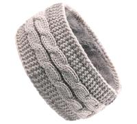 Homoyoyo Sangle De Cheveux En Polaire Cache-oreilles Pour Bandeaux En Laine Pour Femmes Sportif Tricot Large Bande Hommes Bande D'oreille Bandeau En Laine Plus Chaud Groupe Light Grey Fil