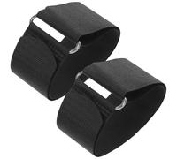 Homoyoyo Sangles de Pédales Réglables pour Vélo D’Exercice, Courroies Antidérapantes en Tissu Résistant, Paire de Sangles de Repose-Pieds Solide pour Fitness et Rameur, Accessoires