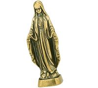 Homoyoyo Sculpture Miniature Vierge Décoration Religieuse Catholique pour Bureau Et Maison Ornement Élégant avec Détails Vifs pour Offrir à Famille Ou