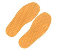 Homoyoyo Semelle de Rechange en Caoutchouc pour Chaussures, Coussins Antidérapants et Silencieux, Protection Solide pour Baskets Jaunes, 1 Paire pour Usage Intérieur