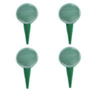 Homoyoyo Semoir à Semis Portable en Plastique 4 Pièces pour Jardinage Manuel, Distributeur de Graines 5 Sorties Réglables, Outil Léger Ergonomique pour Plantation Précise en Extérieur