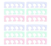 Homoyoyo Séparateurs D’Orteils en Silicone Confortables Lot de 12 Pièces pour Manucure et Pédicure Outils Nail Art pour Séparation Précise des Ongles et Soin des Pieds