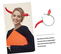 Homoyoyo Serrage-tête De Fête Amusant De Piment Pour Adultes Léger Et Décoratif Accessoire Cheveux Cosplay Carnaval