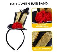 Homoyoyo Serre-tête Cheveux Avec Mini Chapeau Plume Soldat Léger Et Confortable Pour Fête Halloween Festival Cosplay Garçon Fille