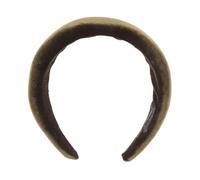 Homoyoyo Serre-tête Vert Élégant Éponge Velours Bandeau Cheveux Uni Confortable pour Femmes et Filles Accessoire Coiffure Chic et Polyvalent