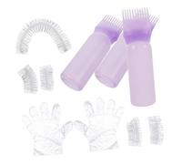 Homoyoyo Set de Coloration Cheveux Portable avec Applicateurs Flexibles et Accessoires pour Usage Domestique et Professionnel Kit Complet pour Teinture Uniforme et Protection des