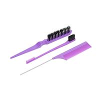 Homoyoyo Set de Peignes à Queue Triple Rangée Démêlant Sans Brosse Coiffeur Portable pour Homme et Femme Outil Pratique pour Salon et Usage Personnel