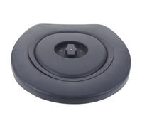 Homoyoyo Siège de Toilette Portable avec Couvercle et Confortable Rehausseur Pratique pour Seniors et Urgences Compatible Toilettes Standard Anti-odeur et Facile à Installer