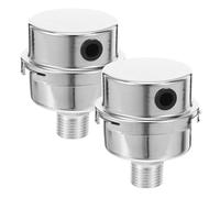 Homoyoyo Silencieux en Fer et Plastique 2pcs Compresseur D'air pour D'admission de Bruit pour Environnements Médicaux et Alimentaires